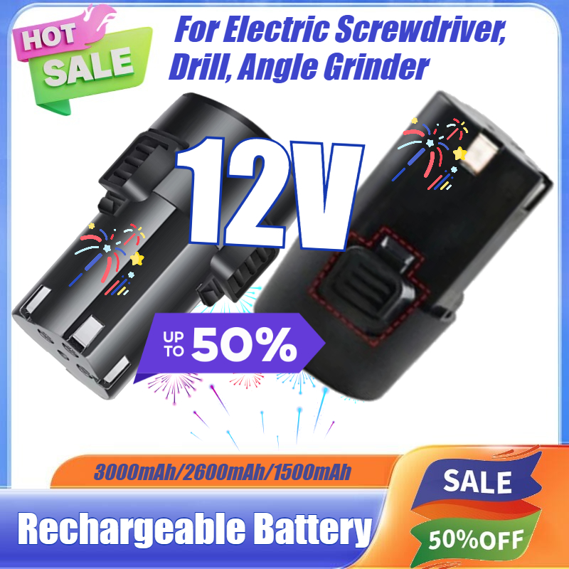 Power Tools Universal Battery - Nuovo 12V 1500mAh-3000mAh Batteria ricaricabile universale
