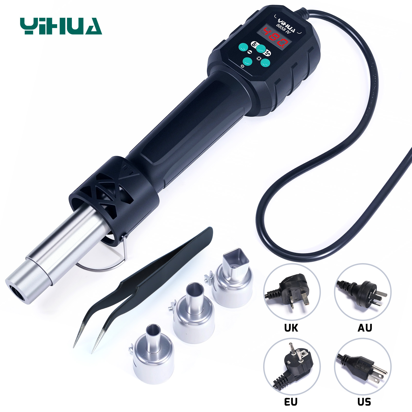 Heat Gun Variable - YIHUA Pistola ad Aria Calda Temperatura
