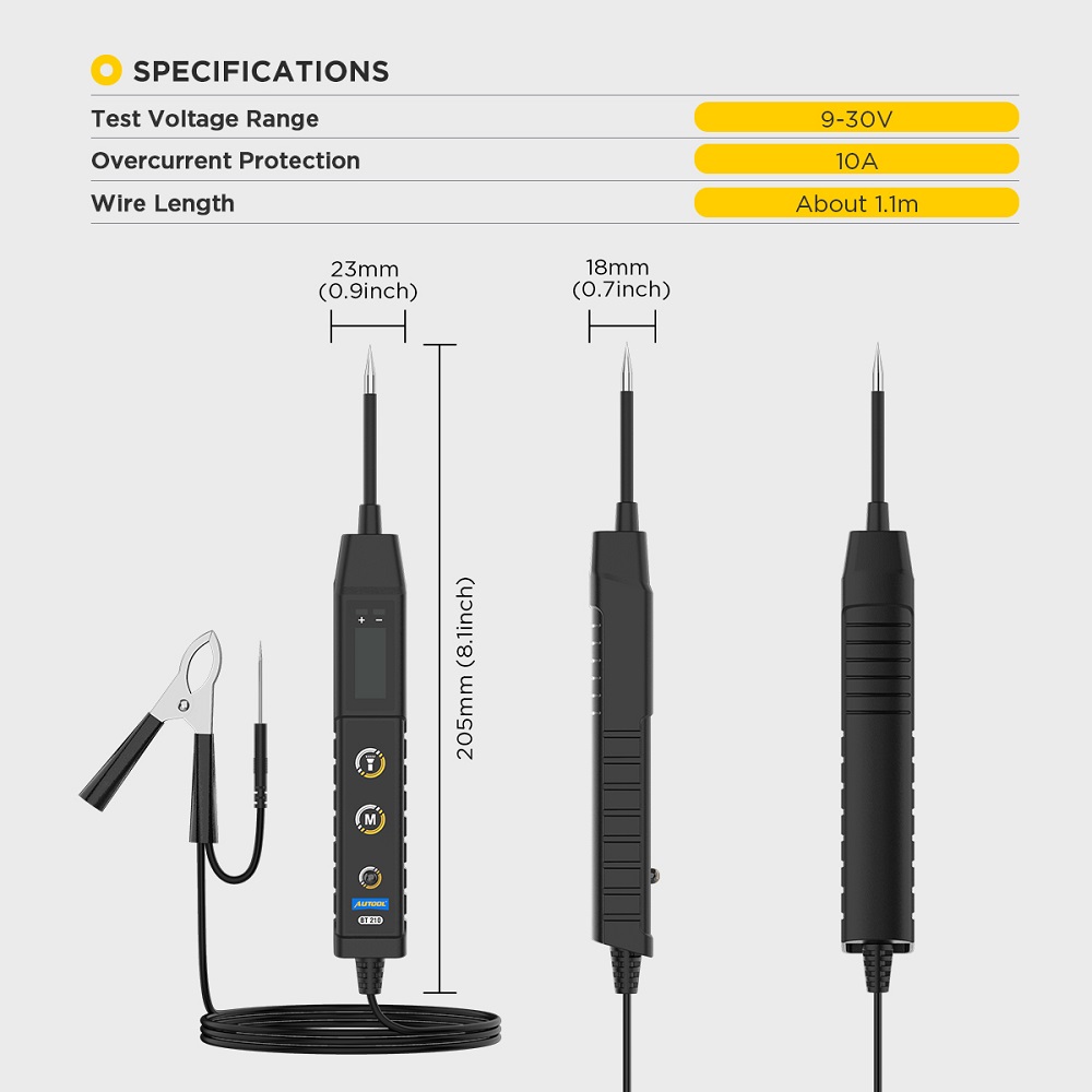 Power Tools Voltage - AUTOOL Nuovo Tester di Circuiti Auto