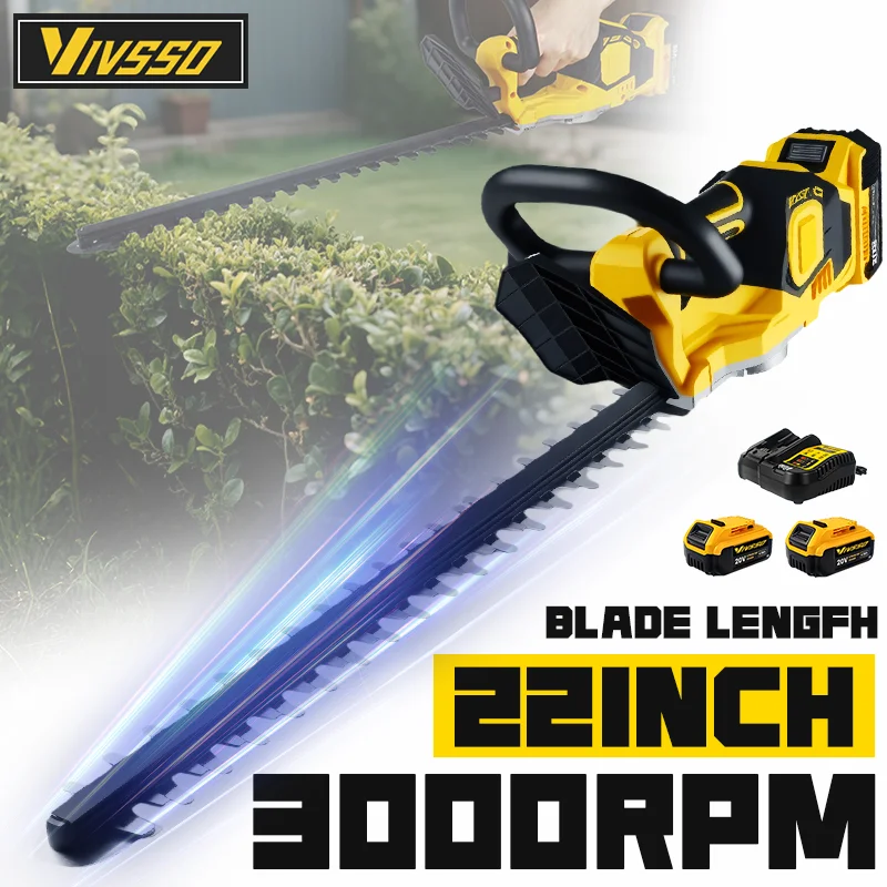 Power Tools Universal Battery - VIVSSO Cordless Elettrico Tagliasiepi Tosaerba Per