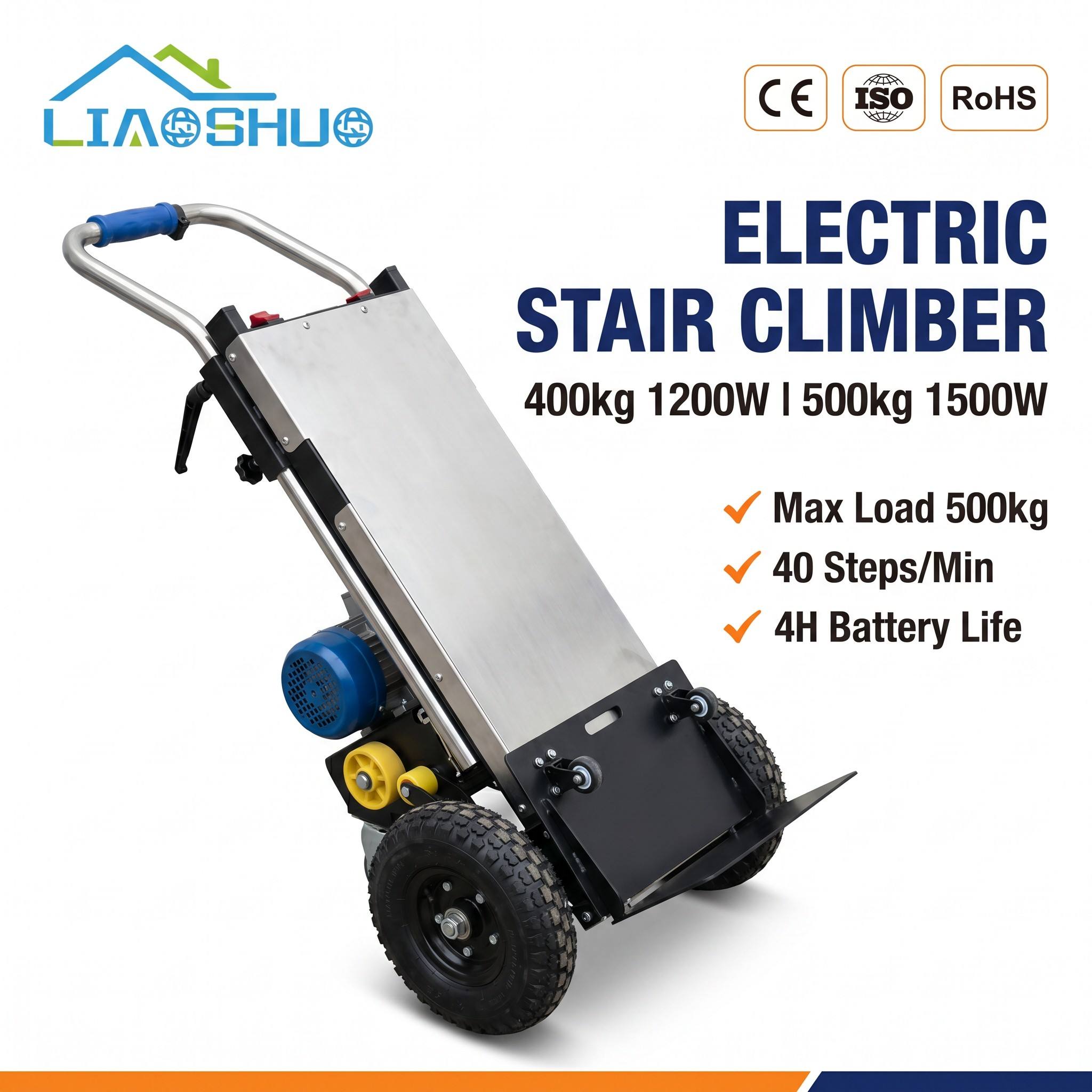 Power Tools Company - Carrello Saliscale Elettrico 300kg, Carrello Motorizzato