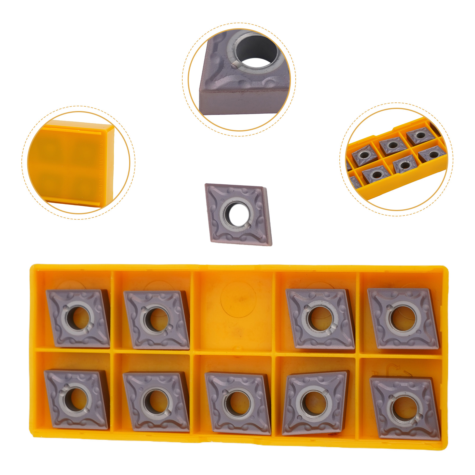 Power Tools Yellow And Black - Nuove Inserti per Tornitura in Carburo