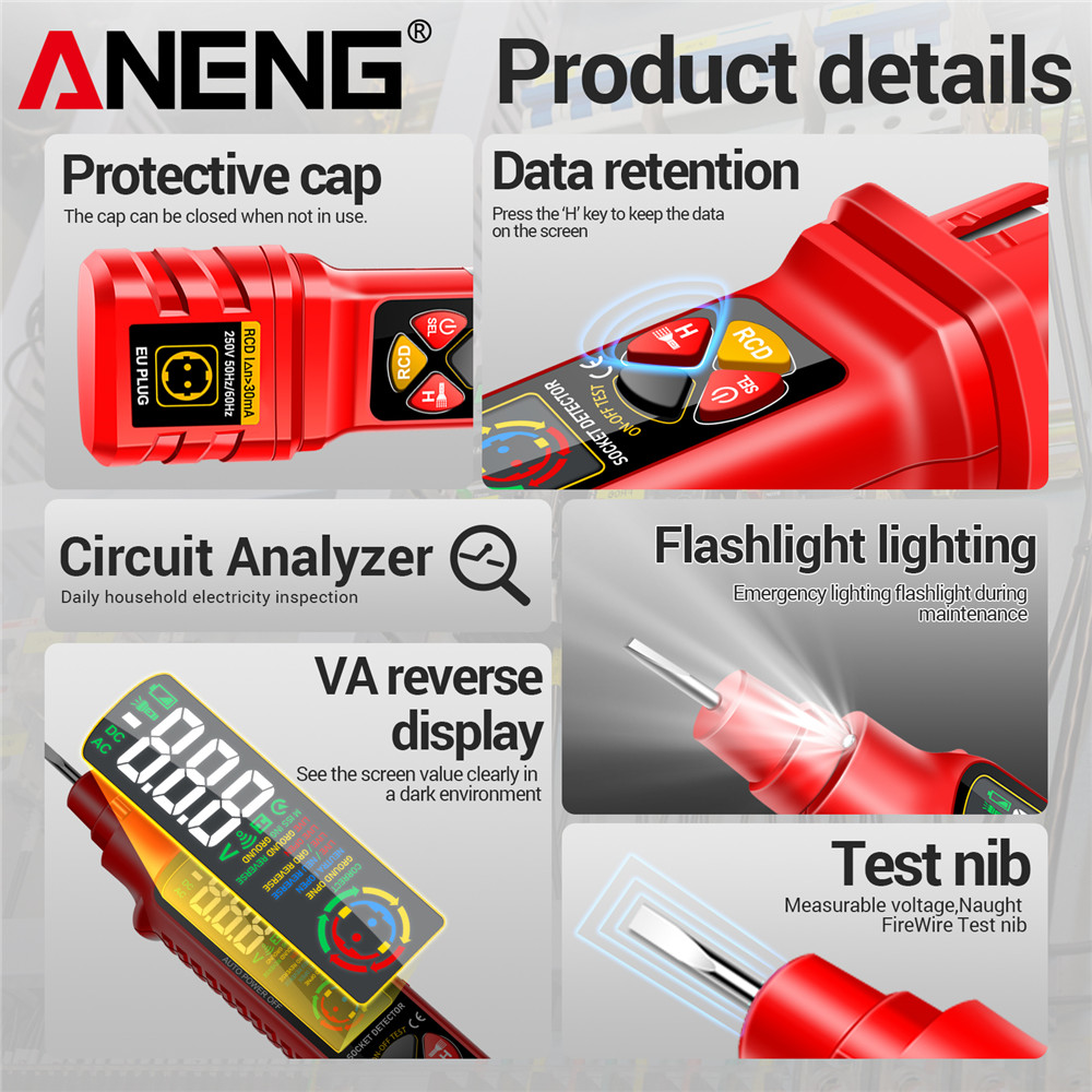 Tester di potenza di presa ANE - Power Tools Voltage recensione e prezzo