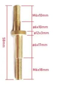 10 pezzi albero in rame 6*6*58 - Power Tools Manufacturers In China recensione e prezzo