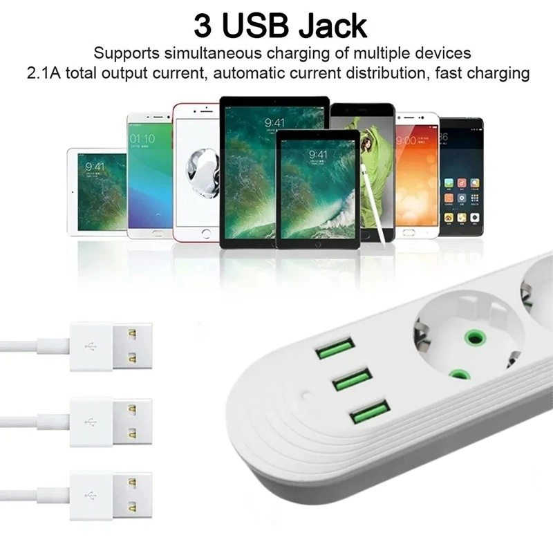 Presa AC con Spina EU e 3 Port - Power Tools Extension recensione e prezzo