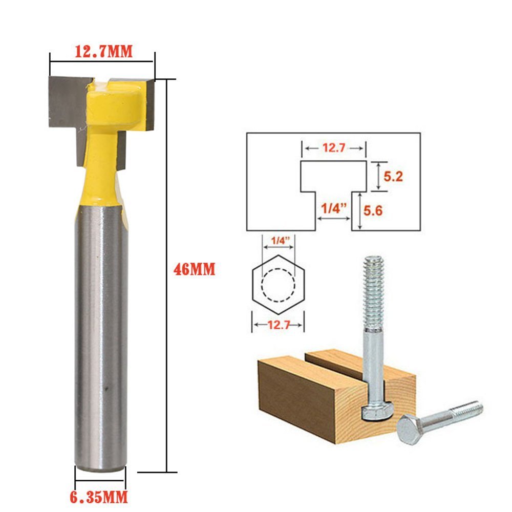 A11I 1/4 pollici Gambo T-Slot  - Power Tools For Woodworking recensione e prezzo