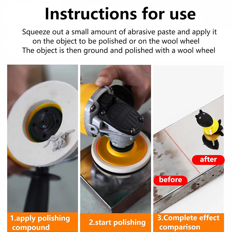 1 Pezzo Disco Abrasivo in Lana - Angle Grinder 4.5 recensione e prezzo