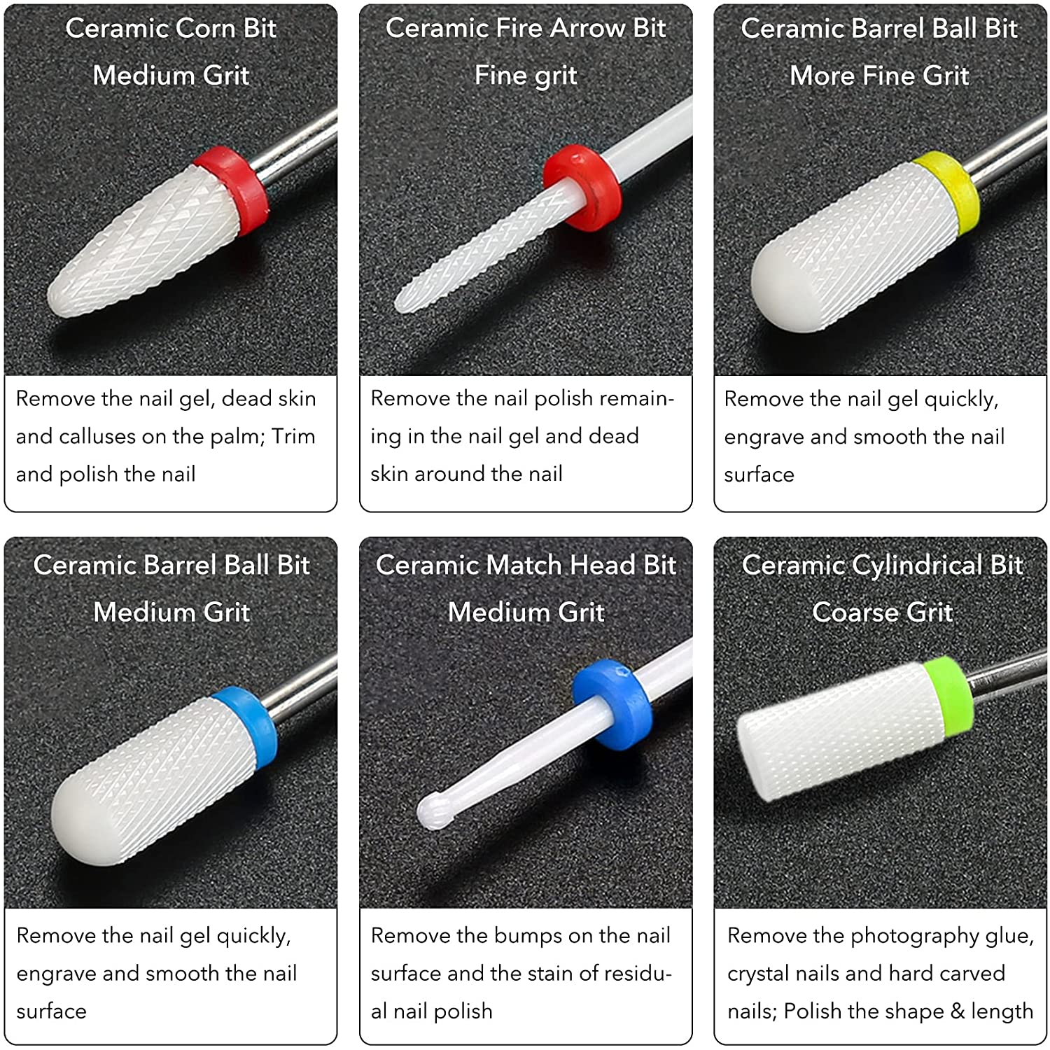 Set di frese in ceramica da 7  - Power Tools Review recensione e prezzo
