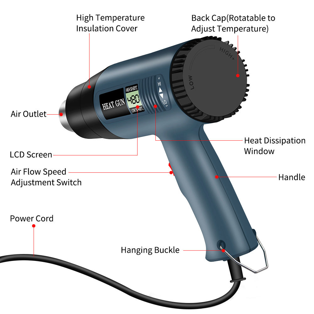 Pistola Termica da 2000 Watt a - Heat Gun Variable recensione e prezzo