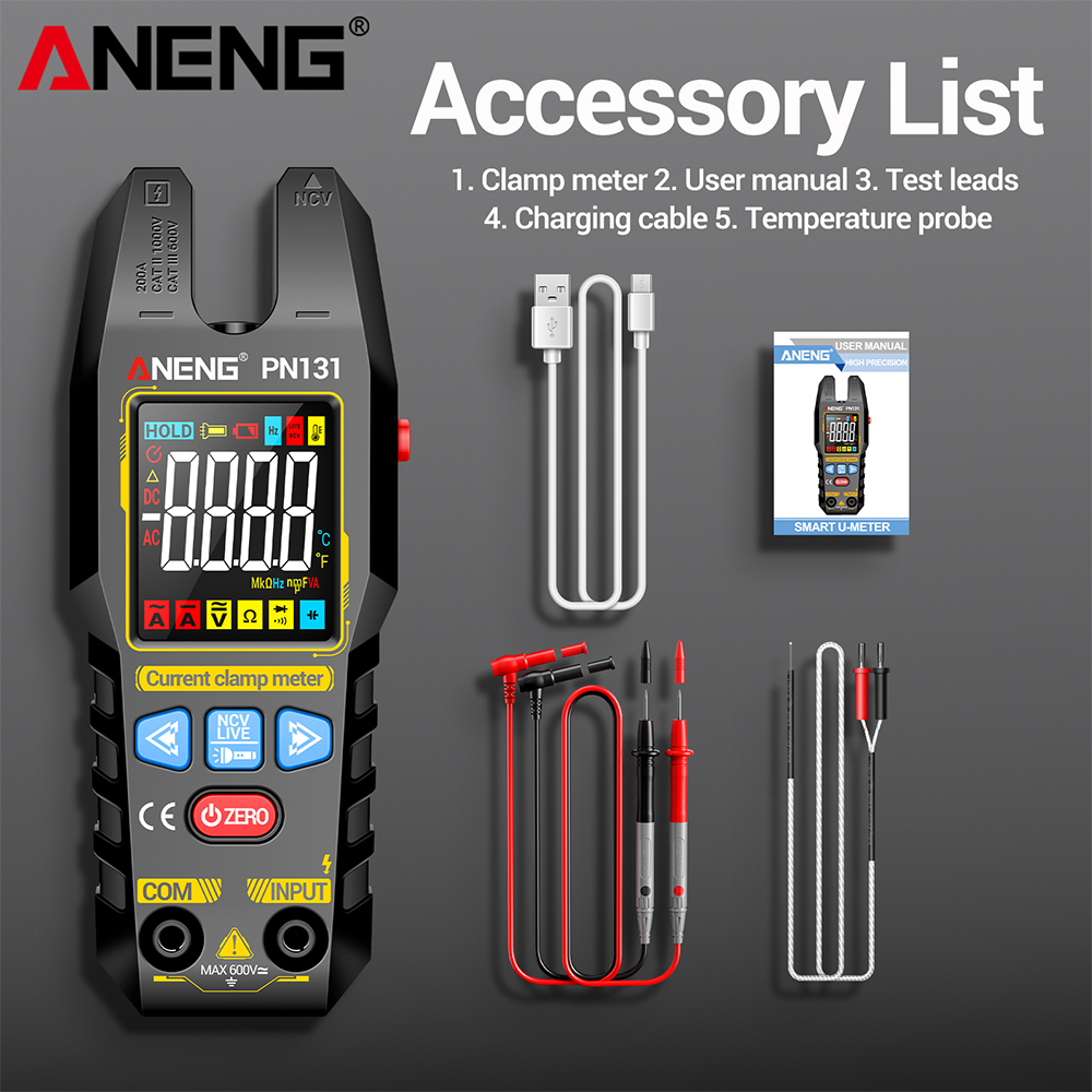 ANENG PN131 Pinza Amperometric - Power Tools Software recensione e prezzo